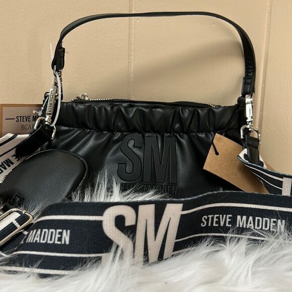 NWT Steve Madden (BCARMELA) Crossbody/Wristlet - Purple - Picture 2 of 11